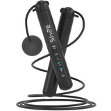 Intelligent voice jump rope with Smart Counter With HD LED display Adjustable Steel Skipping Rope for Fiess and Workout