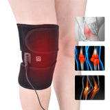 Electric Heated Physiotherapy Joint Heating Vibration Pads Pain Relief Warm Wrap Knee Elbow Leg Massager