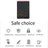 1 Piece Drawing Kids LCD Writing Tablet Pink ABS+LCD Diaphragm For 3-8 Year Old Girls Boys