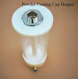 Experimental/Test Electrostatic Powder Coating Cup Hopper with powder Injector Paint Barrel spray painting equipment