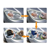 Polish Light CleanerKit Headlight Restoration Kit Auto Renovation Liquid Repair Maintenance Car Accessories