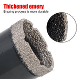 Dry Diamond Drilling Core Bits Set M14 Thread Brazing Hole Saw Set 6 Pcs Porcelain Tiles Crowns Granite Marble Hole Saw Tools