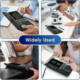 LCD Writing Tablet, 12-Digit Large Display Desk Calculator With Magnetic Stylus, Solar And Battery Supported Durable