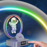 Magnetic Levitating Bluetooth Speaker ating Astronaut Speakers Sound Box with LED Light Show Wireless Charger New