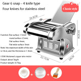 Household Pasta Noodles Maker Stainless Steel Noodle Cutter Electric Automatic Dough Rolg Dumpg hine