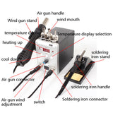 Model 8586 Iron 2-In-1 Hot Air Gun Soldering Desoldering Station Mobile Phone Repair