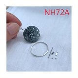 NH72/NH72A Skeletonized Mechanical Movement Black Metal 3 Hands Automatic Self-Winding Mechanism