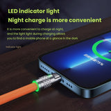 3 in 1 120W 6A Fast Type C Micro Samsung Huawei Xiaomi Phone Charger USB for iPhone Charging Cable