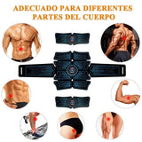 EMS abdomen electrical stimulation ABS stimulator buttocks muscle trainer toner home gym fiess equipment ladies men