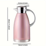 1PC 2.3L 304 Stainless Steel Thermal Pot Thermal Carafes Water Kettle European Style Home Insulation Kettle Vacuum Kettle