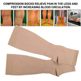 1 Pair Medical Compression Stockings 36-46mmHg Pressure Level 3 Serious Calf Peep-to Varicose Veins Socks Leg Slimming