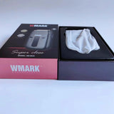 2024 New WMARK NG-984A Professional Shaver Stainless Steel Etched Titanium Double-blade Razor Electric Men's Razor.