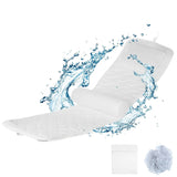 3D Air Mesh Anti-Skidding Spa Mat Suction Cups Full Body Bath Cushion With Pillow