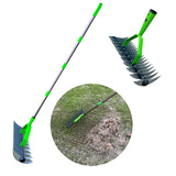 Thatch Weeder Rakes, Multipurpose Lawn Grooming Rakes For Cleaning Dead Grass, Durable With Handle