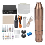 Tattoo Machine Set Bandage Tattoo Machine Tattoo Ink Transfer Paper Practice Skin Clip Cord for Novice for Tattoo Salon