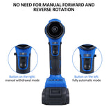 2-in-1 Electric Nut Kit 20V Cordless with Memory Mode Brushless Motor Bd Rivet hine Tool for Rivets