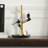Magpie Bird USB Charger Night Intelligent Vibration Induction Desk Lamp Small Eggs LED Light Home Decor