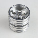 6Pcs Metal Front And Rear Hub Wheel Rim For 1/14 Tamiya RC Trailer Tractor Truck Car Upgrade Parts