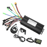 Electric Bike Controller Kit DC24 36 48V 30A Sine Wave Controller Good Compatibility with Display Panel for DIY Modification