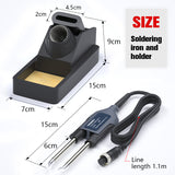 Handskit T12 220V High-Power Cell Phone Repair Tweezer Soldering Station Smd Capacitor Resistor Repair Soldering Station STM32 Chip With Euro Gauge Power Cord