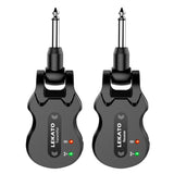 LEKATO WS-50 5.8Ghz Wireless Guitar System Wireless Audio Electric Guitar Transmitter Receiver 4 Channels Transmission Range