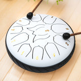 6 Inch 11 Notes Hand Pan with Bag Music Book Drum Mallets Percussion Instruments for Yoga Meditation Unique Gift