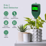 3in1 pH MeterSoil Meter Farm Garden Fertility Tester Soil Moisture Detector for Indoor Planting Potted Plants Lawn