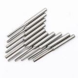 10Pcs 3.175X2.5X17MM Two Flute Straight End Milling Cutter Straight Slot Wood Cutter Plywood Bit Carbide CNC Router Bit