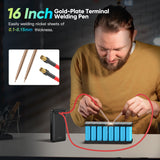 Portable Mini 6 Gears Adjustable spot welder with USB-C Interface Quick-Release Pens hine Spot Welding Pen