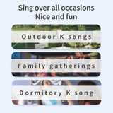 H6 speaker retro vinyl record player, Bluetooth sound karaoke band microphone card, radio creative gifts