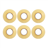 6 Pack Clear Multipurpose Shin Pad Sock Tape Roll Gear 2.4cmx28M Hockey Sports Gifts