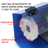 Adjustable Speed Double-Head Electric Grinding and Polishing Small Cloth Wheel hine Grinder