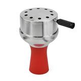 CRUSHER Arab Hookah Metal Bowl Set Charcoal Holder with Cover Heat Management System Chicha for Smoking Accessories