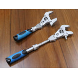 Ratchet Wrench Pulley Wrench 10 Inch Household Maintenance 5 In 1 180 Degree Folding Manual Tool Adjustable Torque Wrench