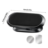 Magnetic Phone Holder 360 Rotatable Mini Strip Shape Stand For Huawei Metal Strong Magnet GPS Car Mount for iPhone 14