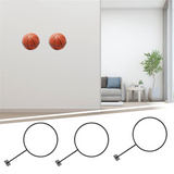 5Pcs Ball Holders Football Display Stands Basketball Storage Racks Soccer Wall Mounted Shelf