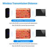 3-in-1 Barcode Reader - 1D/2D/QR Bar Code Scanner with BT, 2.4G Wireless & USB Wired Support for Supermarket, Retail, and Logistics.