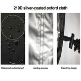 7/8/9 Ft Dust Waterproof Oxford Cloth Full For Outdoor Billiard Pool Table Drawstring Furniture Cover