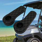 Golf Cart Flip Armrest with Cup Holder Arm Cushion Multifunctional Accessories Portable Easy Installation Universal Inward Mount