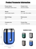 Electric Washable Magnetic Dual Head Mini Portable Usb Rechargeable Men's Travel Razor