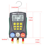 Set Gauges Hvac and AC Recharge Kit Refrigeration Digital Manifold Gauge Meter r134A