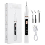 3 Modes Ultrasonic Dental Scaler+5D Teeth Strips Sets Oral Care Tartar Removal Calculus Remover Tooth Whitening Tools