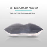 Massage Board Comb 6 Edged 304 Stainless Steel Smoother Surfaces Gua Sha Tool for Soft Tissue Pain Relief Body Care