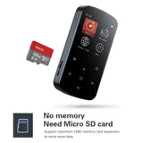 M9 Bluetooth MP3 Mini Clip Sports Music Player Walkman Support Pedometer FM Radio E-book Recorder Clock TF SD Card