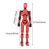 Multi Jointed Movable 3D Printed Mannequin Toucky PVC Model Lucky 13 Full Body Activity Robot Action Figures, Durable