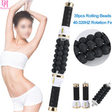 NEW Bead Roller Massage Cellulite Reduction Lymphatic Drainage Rolling Beads CylinderTherapy Body Contouring Fat Removal Machine