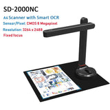 NETUM Book T101 Autofocus Document Scanner Max A4 A3 Size with Smart OCR Led Table Desk Lamp for Family Home Office