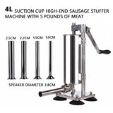 Household Vertical Stainless Steel Commercial Manual Sausage Filling hine
