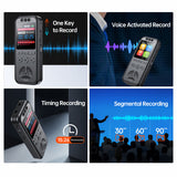 128GB/64/16/8GB Digital Recorder SU7 Voice Activated Audio Noise Reduction Playback MP3 Player 560hrs Recording