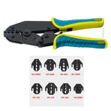 Crimping Pliers Clamp Tools Cap/Coaxial Cable Terminals Kit 9Inch 40J Multi Functional Carbon Steel Hand Tool